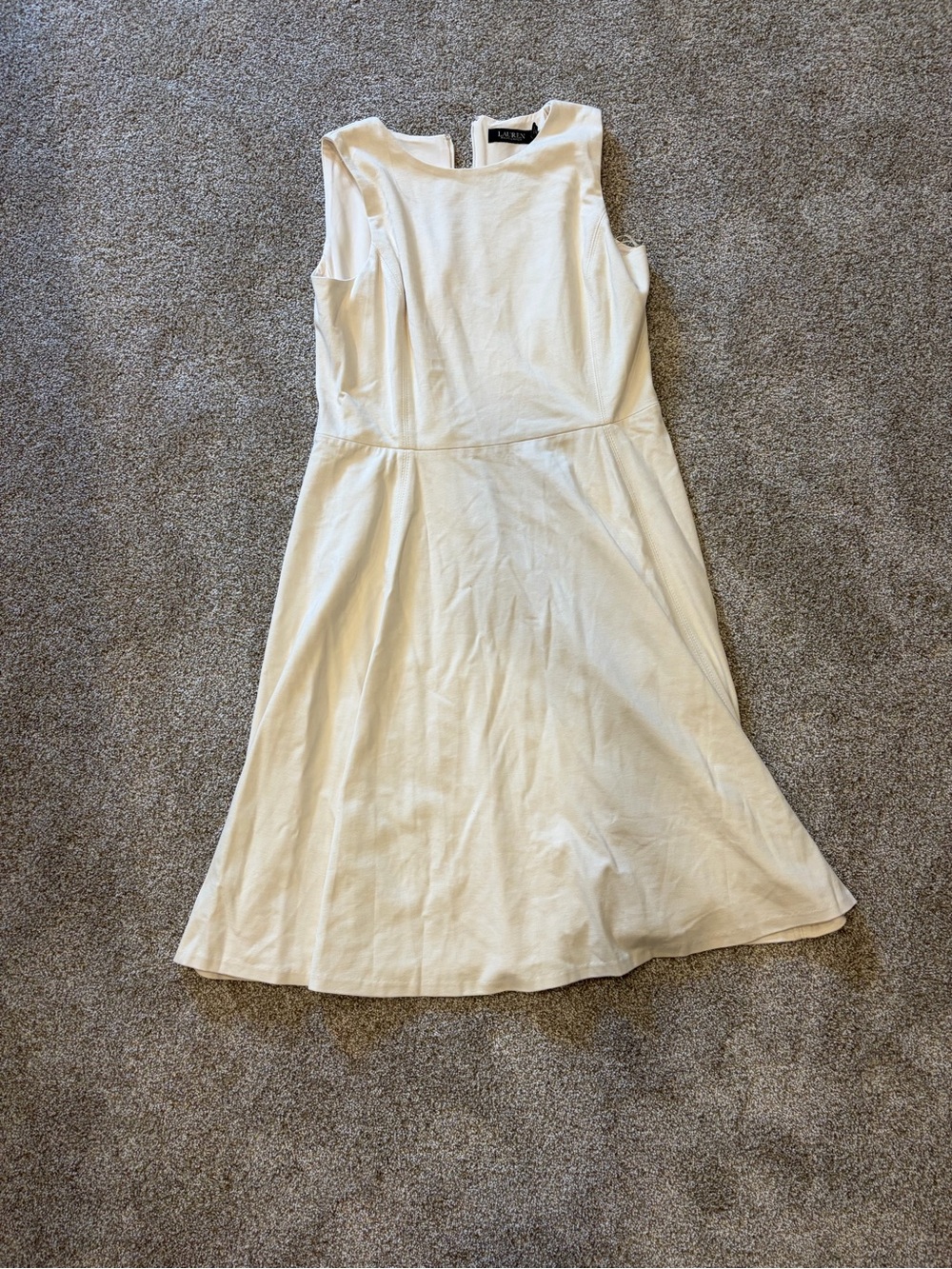 Ralph Lauren Cream Midi Dress